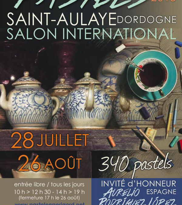 BIENAL DE PASTEL EN SAINT-AULAYE (PERIGORD-FRANCIA)